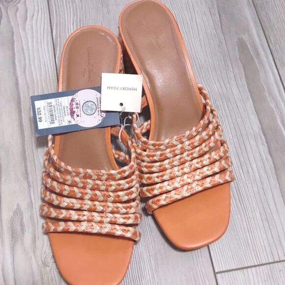 (11-1760) 🔥3/$20🔥 Universal Thread Pink Rachel Sandals Size 10 - Picture 1 of 10